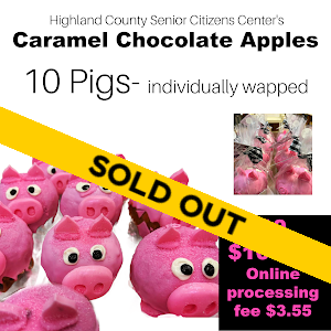 10 Caramel Chocolate Apples Limited Edition Fair Friends: The Pig