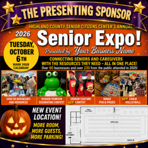 Senior Expo: The Presenting Sponsor- $1000