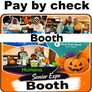 Booth: Pay by check Senior Expo 2026