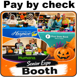 Booth: Pay by check Senior Expo 2026